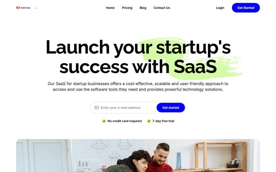 SaaS Landing Page Demo